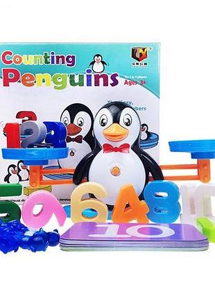 Гра-балансир "математичні ваги: пінгвін"