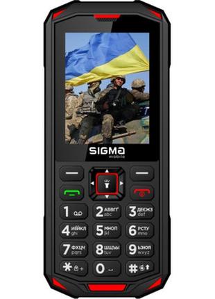 Мобільний телефон sigma x-treme pa68 black red (4827798466520)