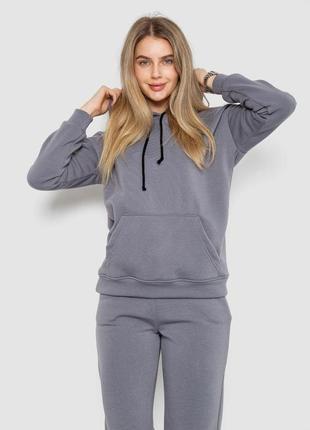Спорт костюм жіночий на флісі, колір сірий,