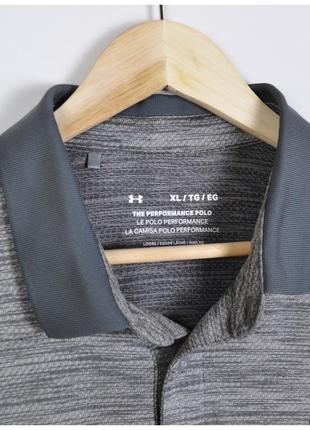 Мужское поло Belgium armour | xl | серое легкое дышащее спортивное эластичное3 фото
