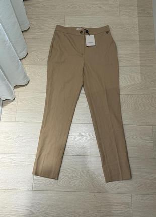 Брюки штаны шерстяные женские twinset camel 42-44