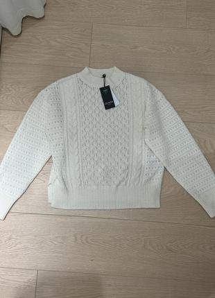 Свитер шерстяной вязаный guess xs-s