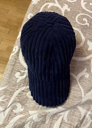 Вельветовая деми кепка