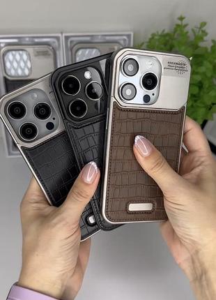 Металлический чехол с magsafe для iphone 14 pro, 14 pro max, 15 pro, 15 pro max