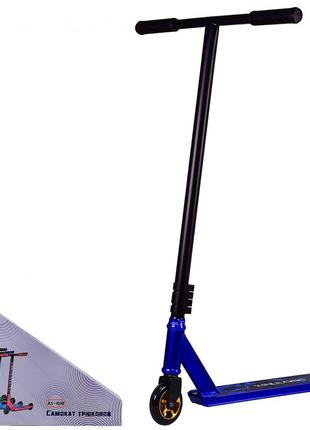 Трюковий самокат 2-колісний alfa sport синій (2000002003410)