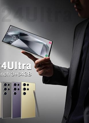 Китайский мобильный телефон смартфон samsung s24 ultra / l26a, 3 гб+64 гб, экран 6,75 дюйма, android 8.1