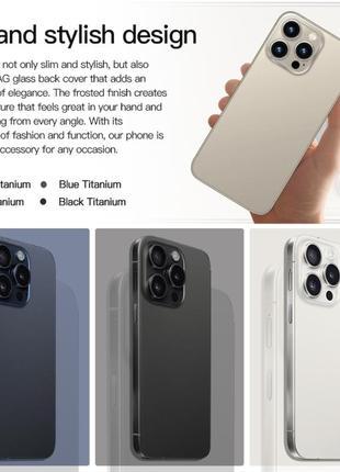 Мобільний телефон смартфон iphone 15 pro max / 6 Гб + 128 гб, екран 6,5 дюйма, ідентифікація обличчя4 фото