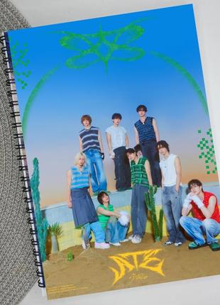 Тетрадь на пружине stray kids 48 листов клетка стрей кидс стрей кідз 19686