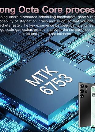 Мобільний телефон смартфон samsung s22ultra 5g d12332, 2 гб + 16 гб, екран 6,7 дюйма6 фото