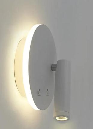 Світлодіодний світильник бра rigil 10 w rl-ww-140x65-white-220-ip20