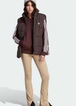Жилет жилетка adidas оригинал коричневый жилет пуфер оверсайз
