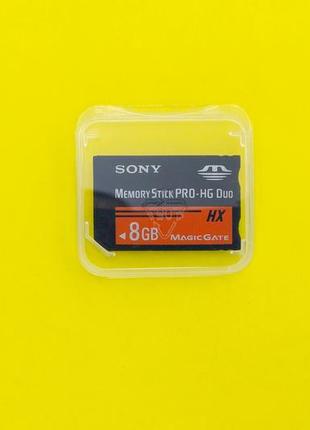 Карта пам'яті sony memory stick pro duo 8 gb hx