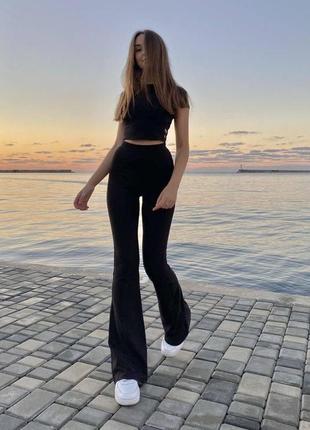 Модные женские лосины на флисе