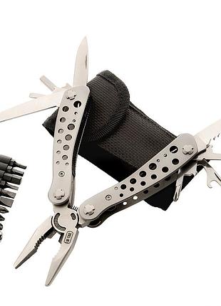 M-tac мультитул type 1 grey, военный мультиинструмент, тактический мультитул, мультифункциональный нож серый