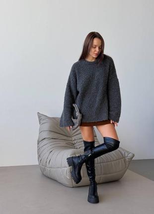 Новинка🤤 ботфорти на масивній підошві в двох кольорах🎀