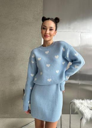 Женский костюм с юбкой ☺️