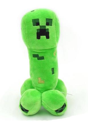 М'яка іграшка кріпер із гри minecraft майнкрафт