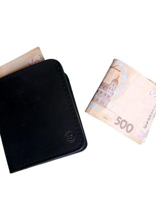 Кошелек мужской кожаный is-leather  is-00602 черний (rz-602)