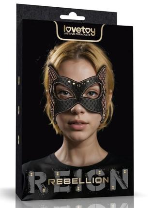 Маска на лицо с ушками rebellion reign cat mask