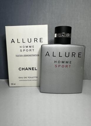 Chanel allure homme sport  edt 100 ml тестер