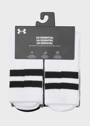 Under armour носки (6 пар) ua essential 6pk crew