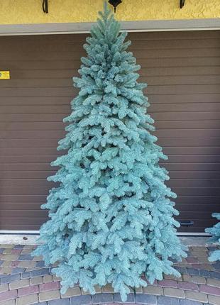 Литая елка ковалевская 2.50м. голубая  // лита ялинка / ель литая /  ёлка искусственная пластиковая