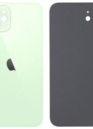 Задня кришка (скло) iphone 12 mini green (big hole) (оригінал завод)