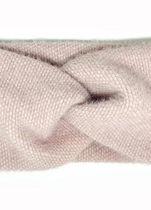 Пов'язка ангара норка пудра ширина 11 см. довжина 23 см.