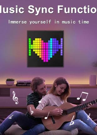 Набор светодиодных пиксельных дисплеев diy pixel display kit (комплект 1+3), черный