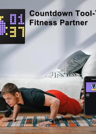 Набор светодиодных пиксельных дисплеев diy pixel display kit (комплект 1+3), черный