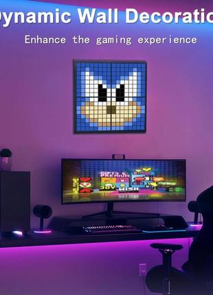 Набор светодиодных пиксельных дисплеев diy pixel display kit (комплект 1+3), черный