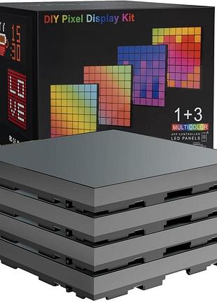 Набор светодиодных пиксельных дисплеев diy pixel display kit (комплект 1+3), черный
