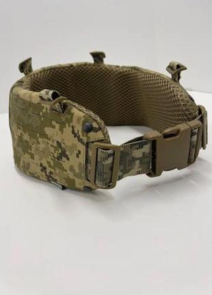 Тактический пояс molle laser cut с карманом для баллистического пакета 85*15 пиксель cordura 500d ve-33