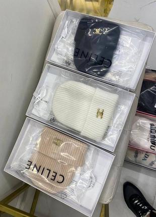 Шапка в стилі celine