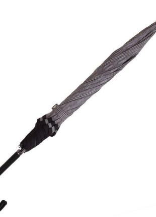 Жіноча парасолька-тростина d=84 см fulton сіра (2000002841708)4 фото