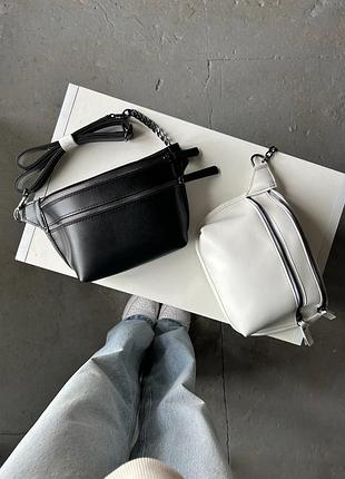 Бананка яркая женская через плечо сумка наплечная женская поясная небольшая из искусственной кожи toп