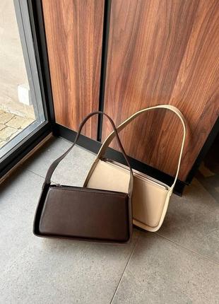 Сумочки для женщин на каждый день из качественной эко-кожи сумка женская коричневая повседневная toп