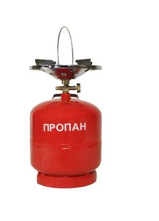 Кемпінговий газовий комплект 5 л балон із пальником (комфоркою)