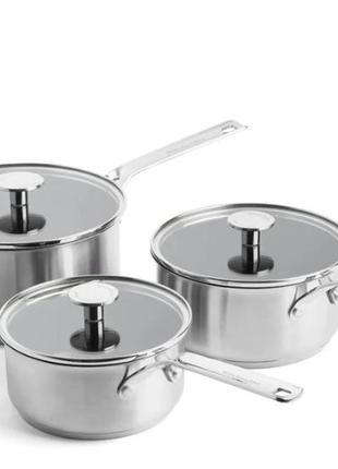 Набір ковшів kitchenaid sss cc005740-001 6 предметів сріблястий