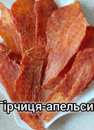 М'ясні снеки. чіпси з курки. джерки.