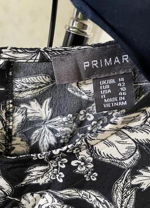 Красивое ярусное платье с принтом🌹 primark4 фото