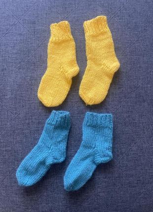 Вязаные носки
