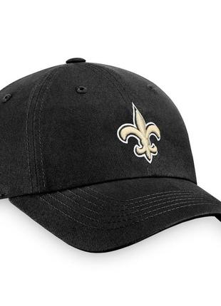 Бейсболка new orleans saints fanatics branded flex s/m m/l hat - black
