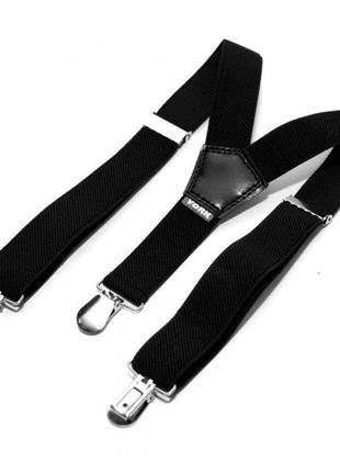 Дитячі підтяжки 60х2,5 см gofin suspenders чорний (2000000439532)