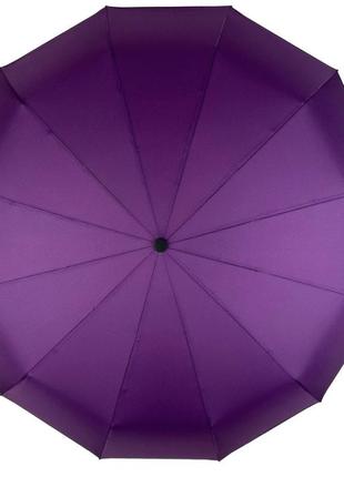 Однотонна парасолька автомат toprain фіолетова (2000002743729)6 фото