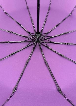 Однотонна парасолька автомат toprain фіолетова (2000002743729)3 фото