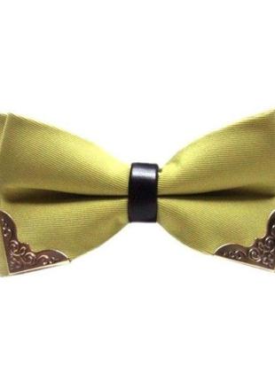 Краватка-метелик 12 см handmade оливкова (2000000301099)