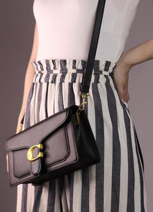 Сумка жіноча coach tabby black 27x15x9