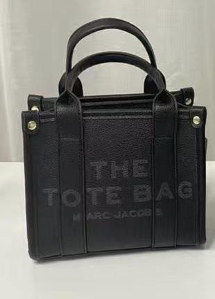 Сумка жіноча marc jacobs tote bag mini black 18x16x9
