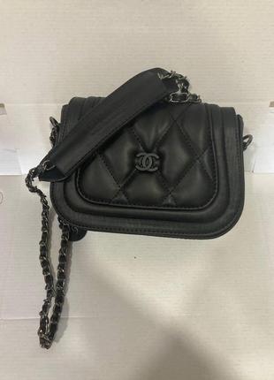 Сумка жіноча chanel black 20x20x20